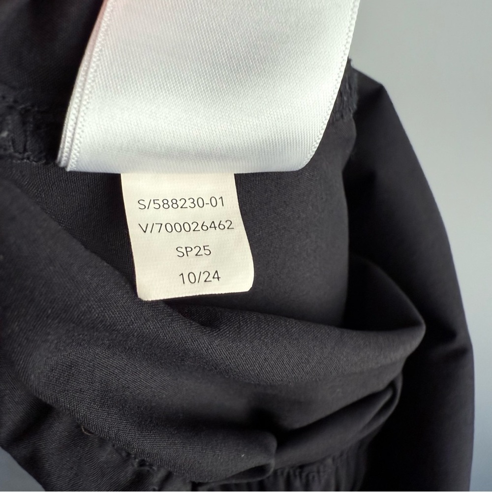 Athleta Flex Jumpsuit Black Size 12 588230 Cinch Wide Leg Outdoor Travel - Picture 15 of 16
